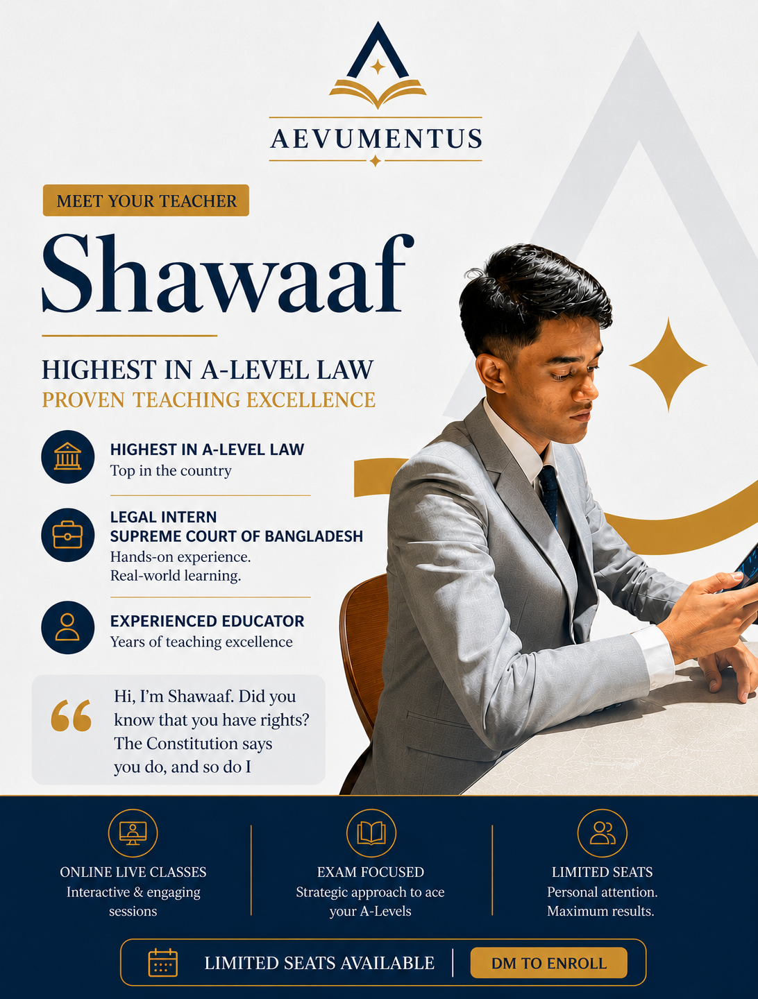 Teacher Shawaaf poster